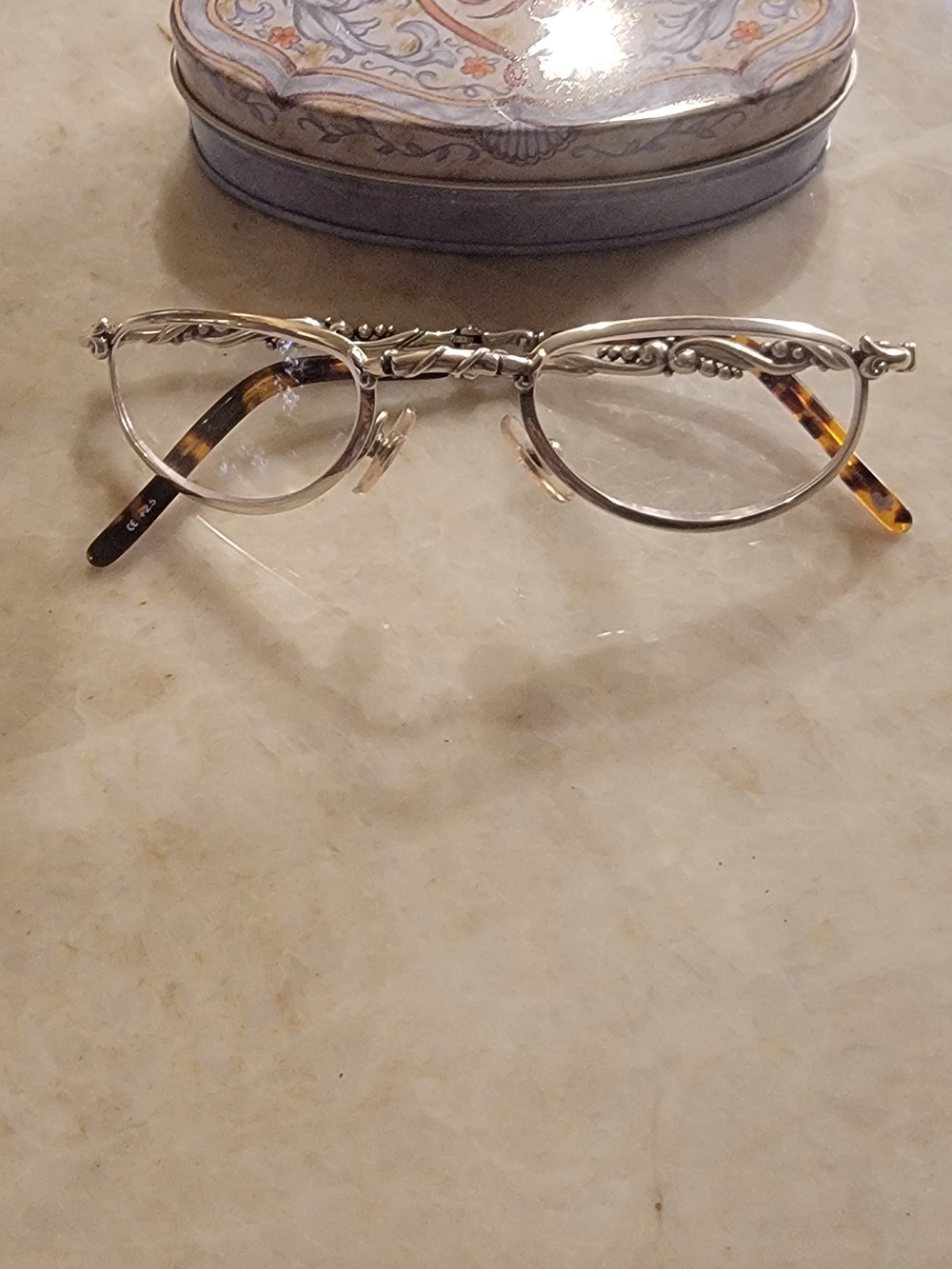 Women's Brighton Silver Collapsible Reading Glasses